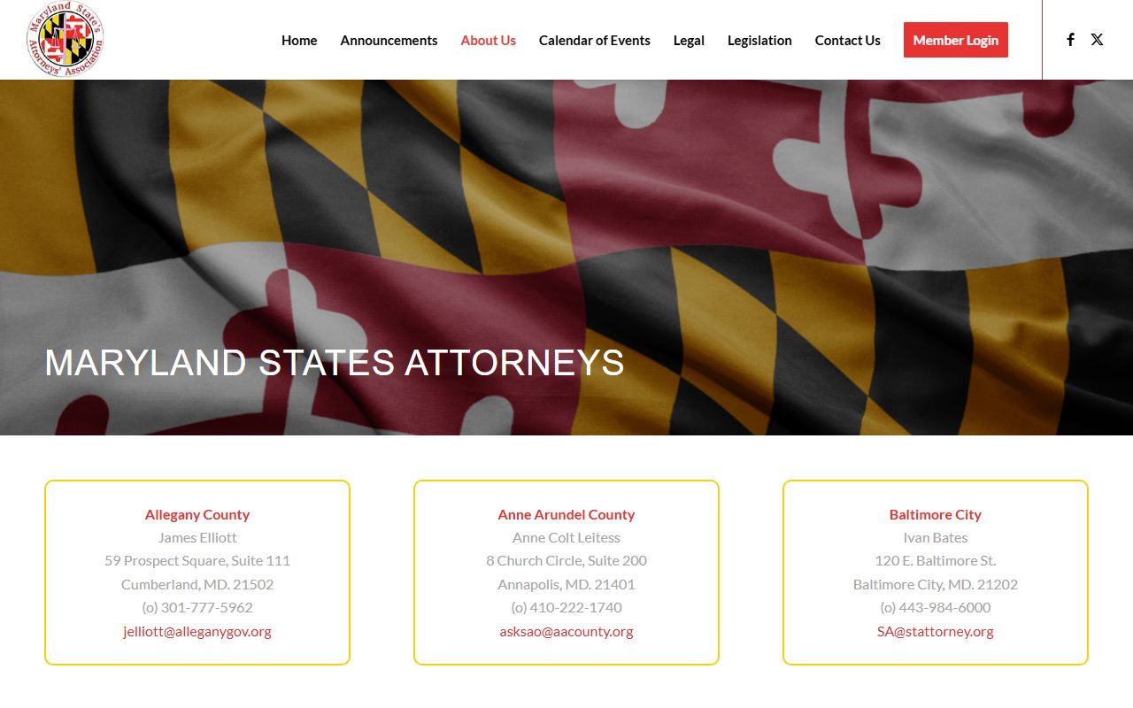 Dorchester County criminal court records State's Attorney directory source